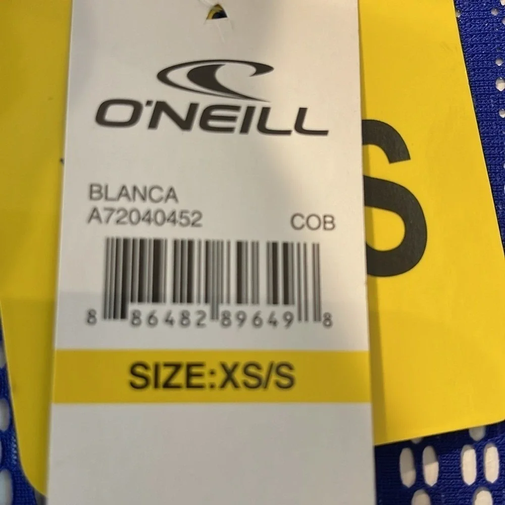 O'Neill Women's Blue Mesh Swim Bathing Suit Cover Up XS/S NWT - Picture 4 of 4